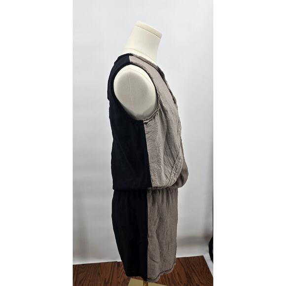 BCBGMaxAzaria
Black & Taupe Raw Edged Layered Drop Waist Dress - Picture 2 of 5